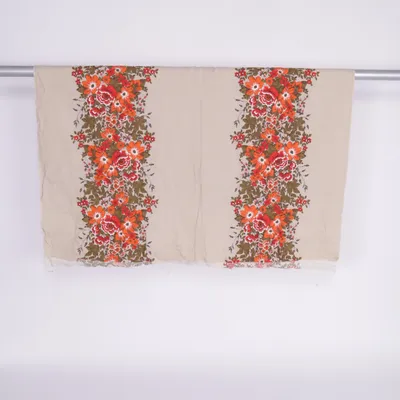 Textil (Beige, Flerfärgad)