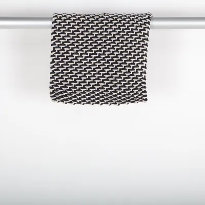 Bathroom mat (Black, White) from Ekelund Cotton
