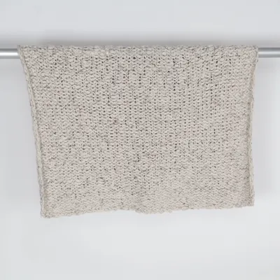 Blanket (Beige) from H&M Home Polyester, Wool