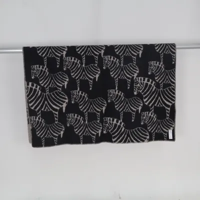 Blanket (Black, White) from Klippan Wool