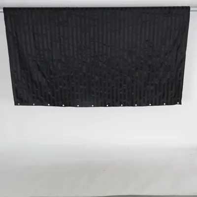 Øjenlågsgardin (Sort) fra ICA Home Polyester
