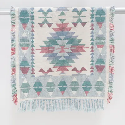 Woven rug (Blue, Red, Multicolored) from Home Sweet Home Cotton