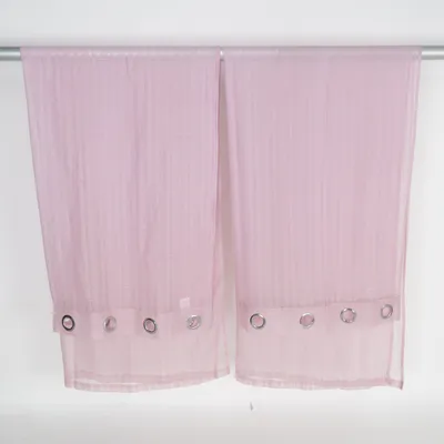 Rideau à œillets (Rose) de Åhléns Polyester