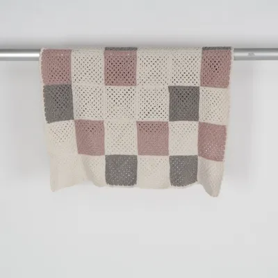 Filt (Beige, Grå, Rosa)