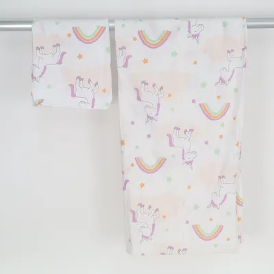 Parure de lit (Blanc, Multicolore) de Dormia Coton, Polyester