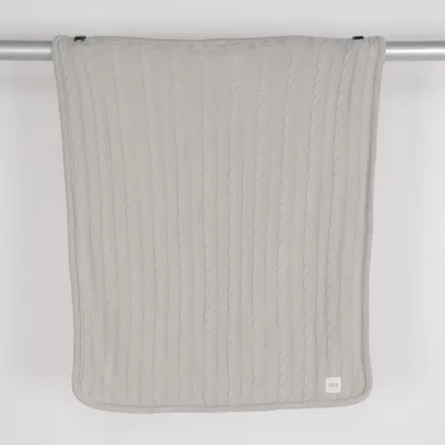 Babyfilt (Grå, Vit) från Minitude Akryl, Polyester