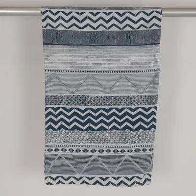Blanket (Gray, White) Cotton
