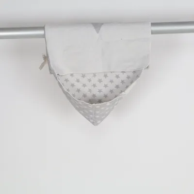 Baby blanket (Gray, White) from David Fussenegger Cotton, Viscose