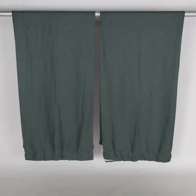 Plooigordijnen (Groen) van Jysk Polyester