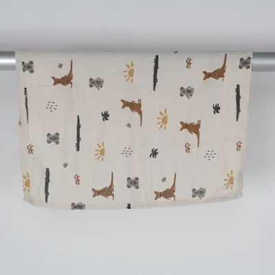 Babyfilt (Beige, Brun, Flerfärgad) från Liewood Ekologisk bomull