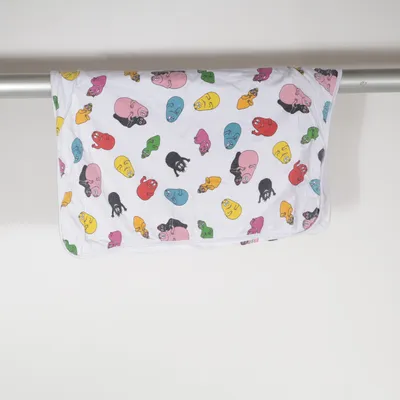 Baby blanket (White, Multicolored) from Barbapapa Cotton, Polyester