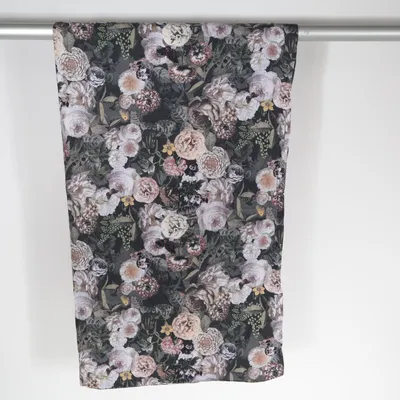 Bettwäsche (Schwarz, Mehrfarbig) von Borganäs Baumwolle, Polyester