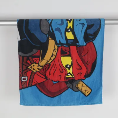 Serviette (Bleu, Multicolore) de LEGO Coton