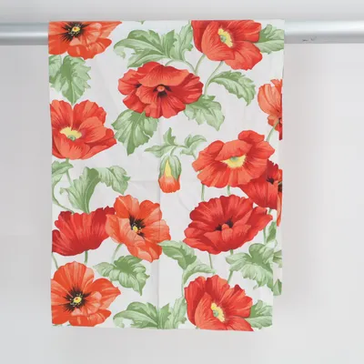 Tablecloth (White, Red, Green) from Sander Cotton