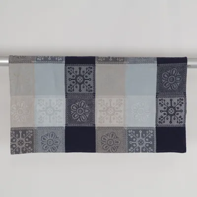 Tafelkleed (Blauw, Grijs, Beige) van My Home Katoen