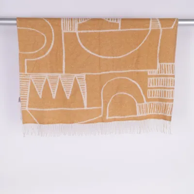 Plaid (Bruin, Beige) van Made Polyamide, Wol