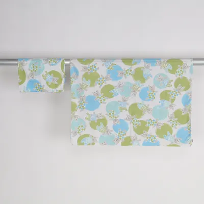 Bed set (White, Multicolored) from Pentik Cotton