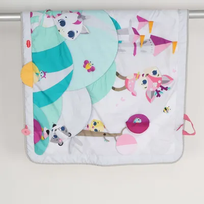 Lekmatta (Blå, Vit, Grön, Gul) från Tinylove Polyester