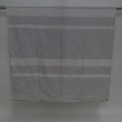 Duvet cover (Gray, White) from Borganäs Cotton