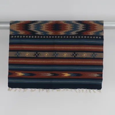 Röllakan rug (Blue, Red, Yellow)