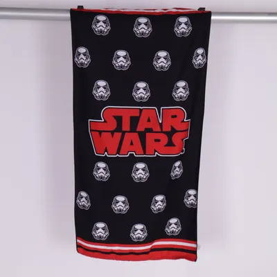 Badehåndklæde (Sort, Flerfarvet) fra Star Wars Polyester