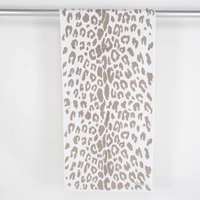 Badlakan (Towel Leopard, Dark Beige) från Wilma & Louise Bomull