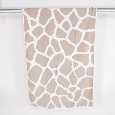 Badlakan (Towel Giraffe, Light Beige) från Wilma & Louise Bomull