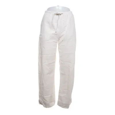 Bukser (Hvid) fra Weekday Linned, Viscose