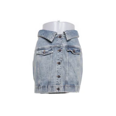 Spijkerrok (Blauw) van H&M x Moschino Katoen