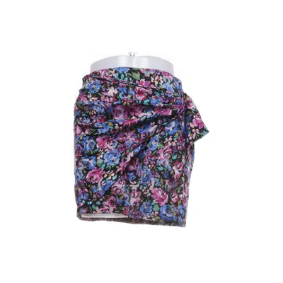 Wrap skirt (Black, Multicolored) from Bershka Viscose