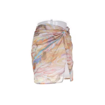 Skirt (White, Multicolored) from PrettyLittleThing Polyester
