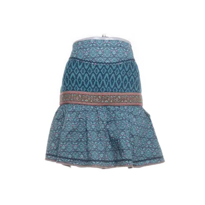 Skirt (Blue) from Blutsgeschwister Cotton, Elastane, Polyester, Wool