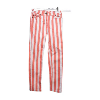 Jeans (White, Pink) from Johnnie B Cotton, Elastane
