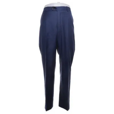 Jakkesætsbukser (Blå) fra Suitsupply Cupro, Uld