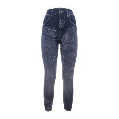 Treggings (Blue) from Select Woman Cotton, Elastane, Polyester