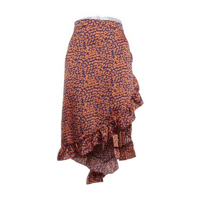Wickelrock (Blau, Orange) von Studio Untold Polyester