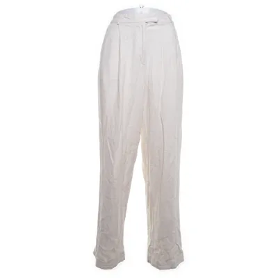 Bukser (Beige) fra Weekday Viscose, Linned