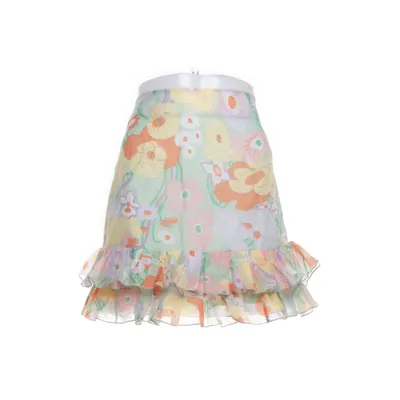 Rok (Groen, Meerkleurig) van Edited Lyocell, Nylon, Polyester