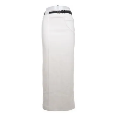 Långkjol (Vit) från Zara Elastan, Polyester