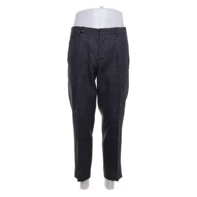 Suit pants (Blue) from Zara Man Wool, Linen