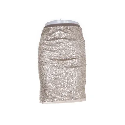 Kjol (Guldfärgad, Beige) från Lindex Polyester, Viskos