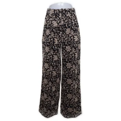 Corduroy broek (Zwart, Beige) van Maison Hotel