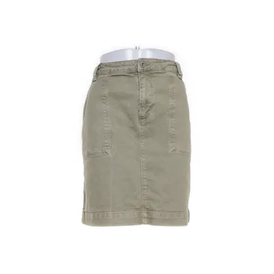Denim skirt (Green) from EDC by ESPRIT Cotton, Elastane