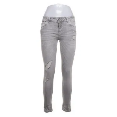 Spijkerbroek (Grijs) van Zara Denim Katoen, Elastaan