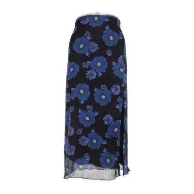 Maxi rok (Zwart, Blauw) van Monki Elastaan, Polyester