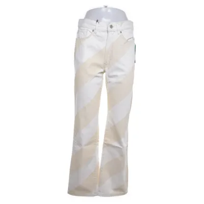 Spijkerbroek (Beige, Wit) van H&M Studio Katoen