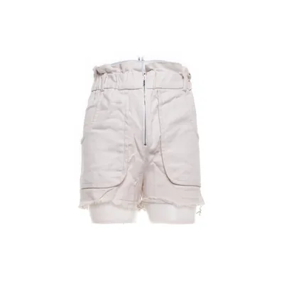 Denim shorts (Beige) van Nube Katoen, Elastaan