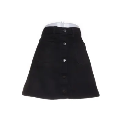 Denim skirt (Black) from Monki Cotton