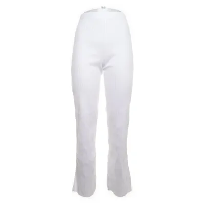 Sweatpants (White) from H&M Basic Cotton, Polyester, Elastane