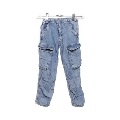 Cargo broek (Blauw) van Zara Katoen